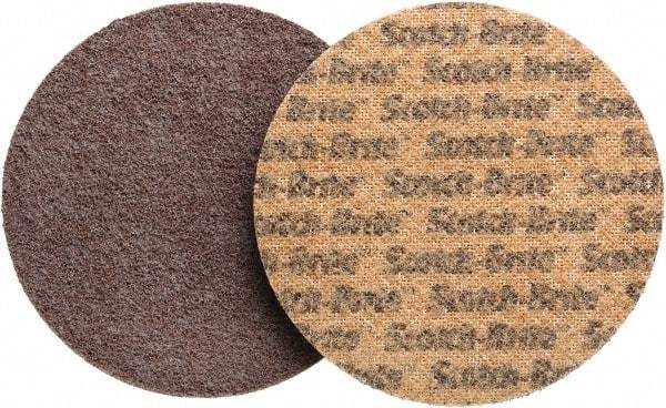 3M - 7" Diam, Aluminum Oxide Hook & Loop Disc - Coarse Grade, Nonwoven, - Benchmark Tooling