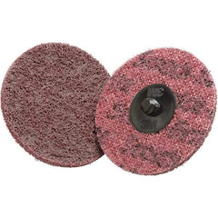 3M - 3" Disc Diam, Aluminum Oxide Quick Change Disc - Type S Attaching System, Coated, Very Fine Grade - Benchmark Tooling