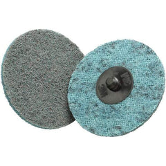 3M - 3" Disc Diam, Aluminum Oxide Quick Change Disc - Type S Attaching System, Coated, Medium Grade - Benchmark Tooling