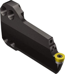 Sandvik Coromant - SL70A-SRDCR/L..HP Insert, 0.709" Head Length, Modular Grooving Cutting Unit Head - Left Hand Cut, System Size 70, Through Coolant, Series CoroTurn 107 - Benchmark Tooling