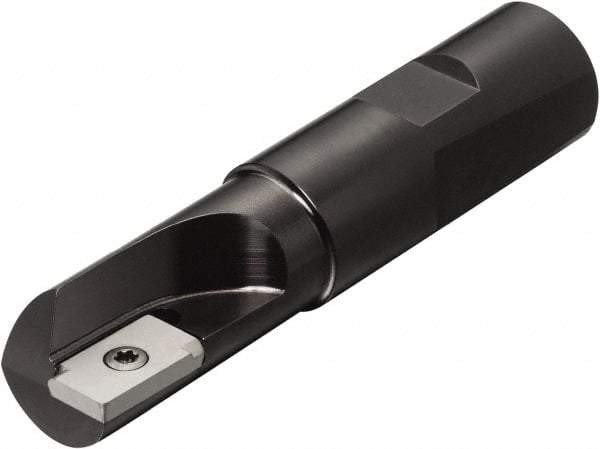 Sandvik Coromant - 1 Insert, 16mm Cut Diam, 16mm Arbor Diam, 10mm Max Depth of Cut, Indexable Square-Shoulder Face Mill - 78mm High, R216.2-100204 Insert Compatibility, Series U-Max - Benchmark Tooling