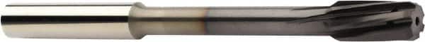 Sandvik Coromant - 16mm Solid Carbide 6 Flute Chucking Reamer - Spiral Flute, 32.5mm Flute Length, 150mm OAL - Benchmark Tooling