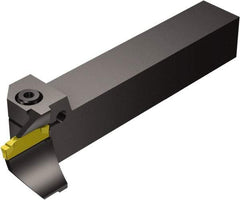 Sandvik Coromant - F123, Left Hand, 1" Max Depth of Cut, Indexable Grooving Tool Holder - N123K2-0600-0004-TF Insert Compatibility, 1" Shank Height, 1" Shank Width, 6" OAL - Benchmark Tooling