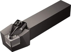Sandvik Coromant - CCRNR/L, Right Hand Cut, 15° Lead Angle, 38.1mm Shank Height x 38.1mm Shank Width, Negative Rake Indexable Turning Toolholder - 152.4mm OAL, CNGN 12 07 08, CNG 452 Insert Compatibility, Series T-Max - Benchmark Tooling