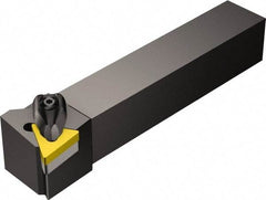 Sandvik Coromant - DTJN, Right Hand Cut, -3° Lead Angle, 1" Shank Height x 1" Shank Width, Negative Rake Indexable Turning Toolholder - 6" OAL, TNMG 16 04 08 Insert Compatibility, Series T-Max P - Benchmark Tooling