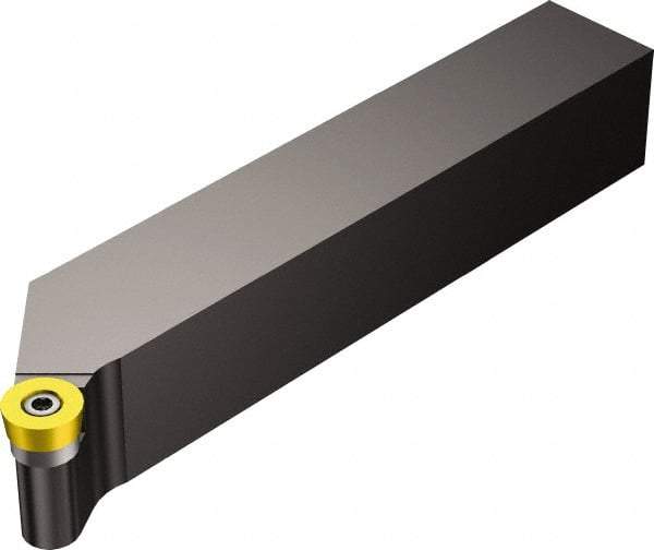 Sandvik Coromant - SRGC, Right Hand Cut, 1" Shank Height x 1" Shank Width, Neutral Rake Indexable Turning Toolholder - 6" OAL, RCMT 12 04 00 Insert Compatibility, Series CoroTurn 107 - Benchmark Tooling