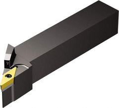 Sandvik Coromant - SVJBR/L..HP, Right Hand Cut, -3° Lead Angle, 32mm Shank Height x 25mm Shank Width, Neutral Rake Indexable Turning Toolholder - 170mm OAL, VBMT 16 04 08, VBMT 332 Insert Compatibility, Series CoroTurn 107 - Benchmark Tooling