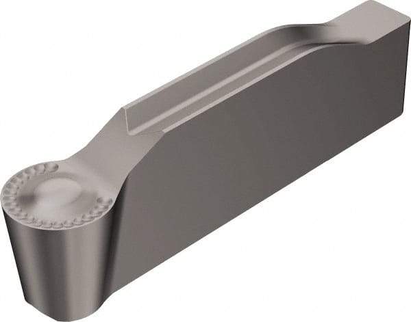 Sandvik Coromant - 0600N123 Grade H13A, 6mm Cutting Width Carbide Grooving Insert - 2.8mm Max Depth of Cut, Neutral, 3mm Corner Radius, Uncoated - Benchmark Tooling