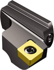 Sandvik Coromant - Right Hand Cut, Size 32, CCMT 3(2.5)2 Insert Compatiblity, Modular Turning & Profiling Cutting Unit Head - 21mm Ctr to Cutting Edge, 22mm Head Length, Series CoroTurn 107 - Benchmark Tooling