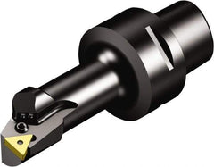 Sandvik Coromant - Right Hand Cut, Size C4, TNMG 11 03 04 & TNMG 221 Insert Compatiblity, External Modular Turning & Profiling Cutting Unit Head - 13mm Ctr to Cutting Edge, 80mm Head Length, Through Coolant, Series T-Max P - Benchmark Tooling