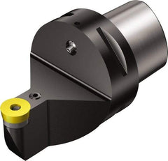 Sandvik Coromant - Neutral Cut, Size C8, RCMX 25 07 00 Insert Compatiblity, External Modular Turning & Profiling Cutting Unit Head - 12.5mm Ctr to Cutting Edge, 80mm Head Length, Through Coolant, Series T-Max P - Benchmark Tooling