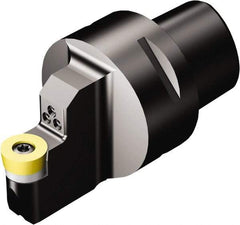 Sandvik Coromant - Neutral Cut, Size C4, RCMT 12 04 M0 Insert Compatiblity, Internal Modular Turning & Profiling Cutting Unit Head - 6mm Ctr to Cutting Edge, 50mm Head Length, Through Coolant, Series CoroTurn 107 - Benchmark Tooling