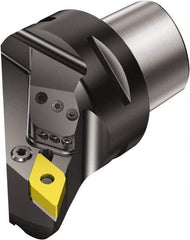 Sandvik Coromant - Right Hand Cut, Size C8, DNMG 442 Insert Compatiblity, Modular Turning & Profiling Cutting Unit Head - 55mm Ctr to Cutting Edge, 80mm Head Length, Through Coolant, Series T-Max P - Benchmark Tooling