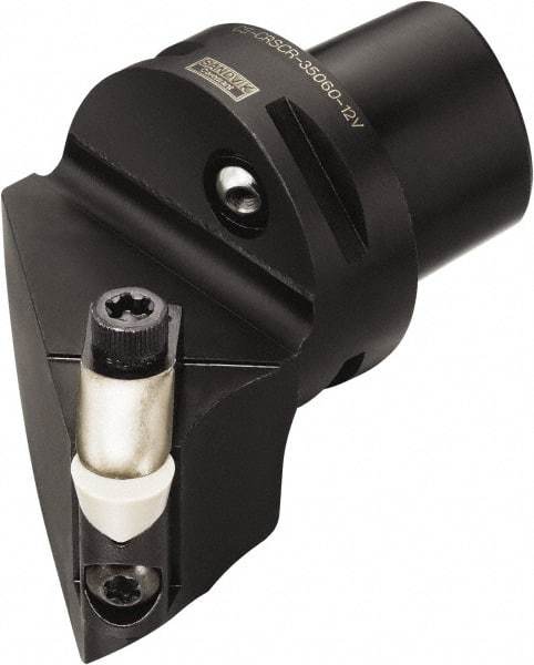 Sandvik Coromant - Right Hand Cut, Size C5, RCGX 35 Insert Compatiblity, Modular Turning & Profiling Cutting Unit Head - 35mm Ctr to Cutting Edge, 60mm Head Length, Through Coolant, Series T-Max - Benchmark Tooling