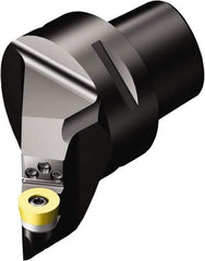 Sandvik Coromant - Right Hand Cut, Size C6, RCMT 16 06 M0 Insert Compatiblity, Modular Turning & Profiling Cutting Unit Head - 45mm Ctr to Cutting Edge, 65mm Head Length, Through Coolant, Series CoroTurn 107 - Benchmark Tooling