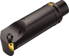 Sandvik Coromant - Left Hand Cut, Size C6, VNMG 332 Insert Compatiblity, Modular Turning & Profiling Cutting Unit Head - 22mm Ctr to Cutting Edge, 120mm Head Length, Through Coolant, Series T-Max P - Benchmark Tooling