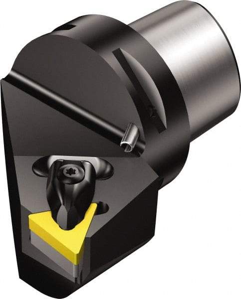 Sandvik Coromant - Right Hand Cut, Size C6, TNMG 432 Insert Compatiblity, Modular Turning & Profiling Cutting Unit Head - 45mm Ctr to Cutting Edge, 65mm Head Length, Through Coolant, Series T-Max P - Benchmark Tooling