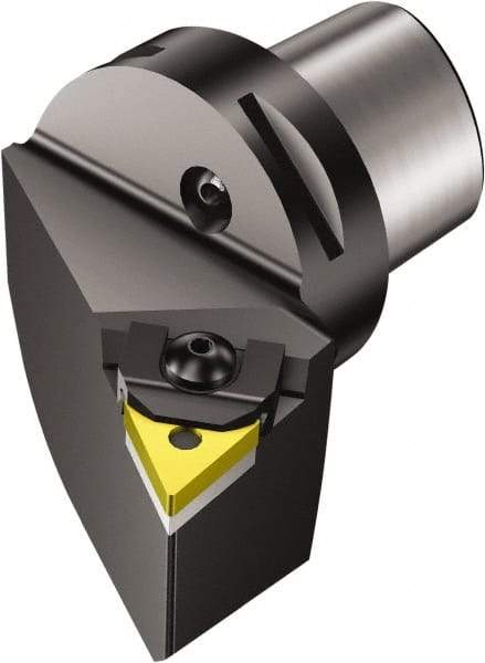 Sandvik Coromant - Right Hand Cut, Size C6, TNMG 543 Insert Compatiblity, Modular Turning & Profiling Cutting Unit Head - 45mm Ctr to Cutting Edge, 65mm Head Length, Through Coolant, Series T-Max P - Benchmark Tooling