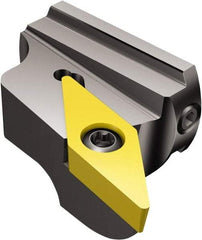 Sandvik Coromant - Left Hand Cut, Size 80, VBMT 332 Insert Compatiblity, Modular Turning & Profiling Cutting Unit Head - 57mm Ctr to Cutting Edge, 45.7mm Head Length, Series CoroTurn 107 - Benchmark Tooling