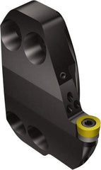 Sandvik Coromant - SL70-SRDCR/L..HP Insert, 18mm Head Length, Modular Grooving Cutting Unit Head - Left Hand Cut, System Size 70, Through Coolant, Series CoroTurn 107 - Benchmark Tooling