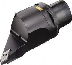 Sandvik Coromant - Right Hand Cut, Size C6, VBMT 332 Insert Compatiblity, Modular Turning & Profiling Cutting Unit Head - 1.24mm Ctr to Cutting Edge, 130mm Head Length, Through Coolant, Series CoroTurn 107 - Benchmark Tooling