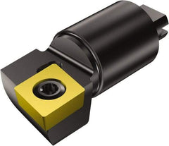 Sandvik Coromant - Series Fine Boring Unit, Left Hand Cut, 42mm Min Bore Diam, Boring Cartridge - 20.9mm Back of Bar to Cutting Edge, TCMT Insert, 48.6mm OAL - Benchmark Tooling