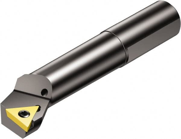 Sandvik Coromant - 11mm Min Bore Diam, 100mm OAL, 16mm Shank Diam, R429U-Axx..TC Indexable Boring Bar - Screw-On Holding Method - Benchmark Tooling