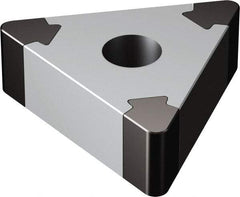 Sandvik Coromant - TNGA331 Grade 7025 CBN Turning Insert - Uncoated, 60° Triangle, 3/8" Inscr Circle, 3/16" Thick, 1/64" Corner Radius - Benchmark Tooling