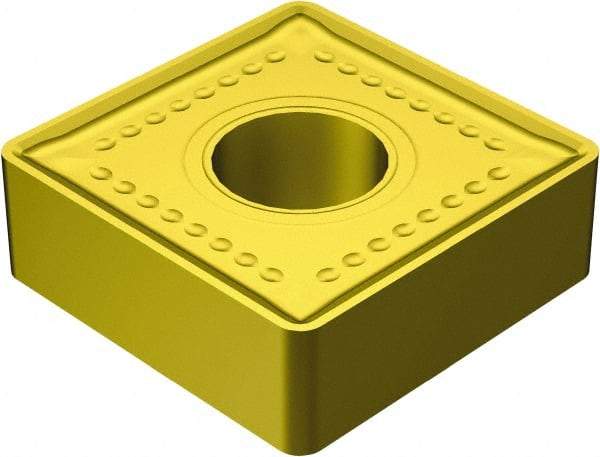 Sandvik Coromant - SNMM646 MR Grade 2035 Carbide Turning Insert - TiAlN/TiN Finish, 90° Square, 3/4" Inscr Circle, 1/4" Thick, 3/32" Corner Radius - Benchmark Tooling