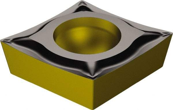 Sandvik Coromant - TNMG332 SF Grade 1115 Carbide Turning Insert - TiAlN/AlCr2O3 Finish, 60° Triangle, 3/8" Inscr Circle, 3/16" Thick, 1/32" Corner Radius - Benchmark Tooling