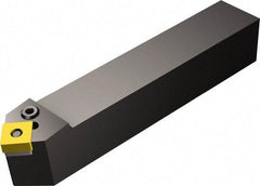 Sandvik Coromant - DCMT32.52 UM Grade 1525 Cermet Turning Insert - TiCN/TiN Finish, 55° Diamond, 3/8" Inscr Circle, 5/32" Thick, 1/32" Corner Radius - Benchmark Tooling