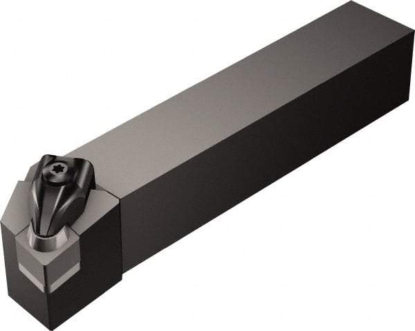 Sandvik Coromant - CCLN, Right Hand Cut, -5° Lead Angle, 1-1/4" Shank Height x 1-1/4" Shank Width, Negative Rake Indexable Turning Toolholder - 6" OAL, CNGN 12 07 08 Insert Compatibility, Series T-Max - Benchmark Tooling