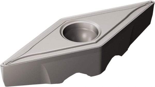 Sandvik Coromant - TRVB1302 F Grade H13A Carbide Turning Insert - Uncoated, 35° Triangle, 13mm Inscr Circle, 3/32" Thick, 0.2mm Corner Radius - Benchmark Tooling