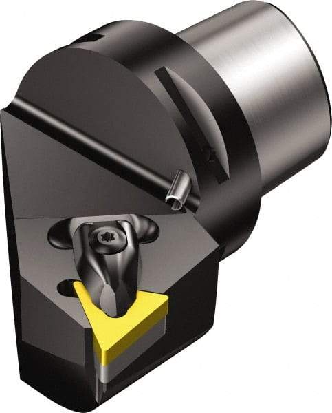 Sandvik Coromant - Left Hand Cut, Size C5, TNMG 332 Insert Compatiblity, Modular Turning & Profiling Cutting Unit Head - 35mm Ctr to Cutting Edge, 60mm Head Length, Through Coolant, Series T-Max P - Benchmark Tooling