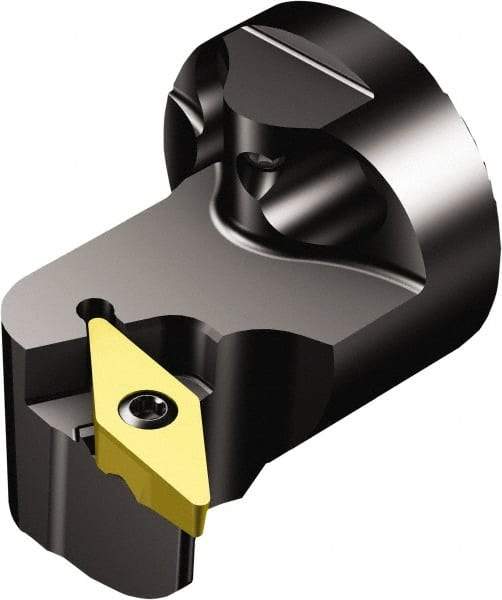 Sandvik Coromant - Right Hand Cut, Size 40, TR-VB1308 Insert Compatiblity, Modular Turning & Profiling Cutting Unit Head - 27mm Ctr to Cutting Edge, 38mm Head Length, Through Coolant, Series CoroTurn TR - Benchmark Tooling