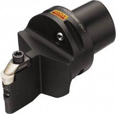 Sandvik Coromant - Neutral Cut, Size C5, RCGX 45 Insert Compatiblity, Modular Turning & Profiling Cutting Unit Head - 1/4" Ctr to Cutting Edge, 60mm Head Length, Through Coolant, Series T-Max - Benchmark Tooling