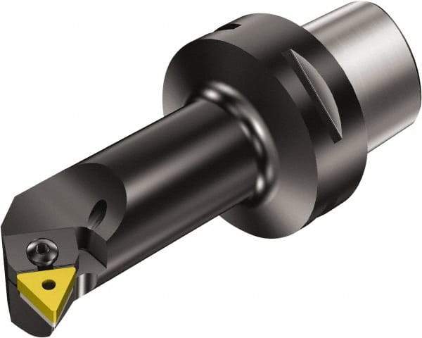 Sandvik Coromant - Left Hand Cut, Size C5, TNMG 16 04 08 & TNMG 332 Insert Compatiblity, External Modular Turning & Profiling Cutting Unit Head - 22mm Ctr to Cutting Edge, Through Coolant, Series T-Max P - Benchmark Tooling
