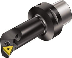 Sandvik Coromant - Left Hand Cut, Size C4, TNMG 16 04 08 & TNMG 332 Insert Compatiblity, External Modular Turning & Profiling Cutting Unit Head - 17mm Ctr to Cutting Edge, 90mm Head Length, Through Coolant, Series T-Max P - Benchmark Tooling