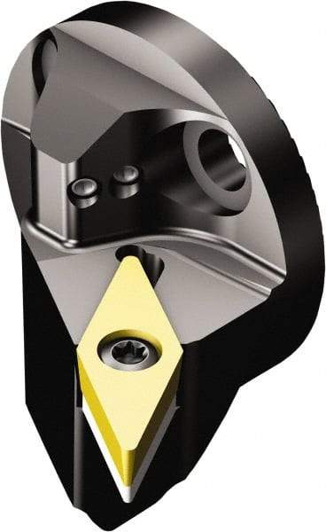 Sandvik Coromant - Left Hand Cut, Size 32, VBMT 16 04 08 & VBMT 332 Insert Compatiblity, Internal Modular Turning & Profiling Cutting Unit Head - 22mm Ctr to Cutting Edge, 34mm Head Length, Through Coolant, Series CoroTurn 107 - Benchmark Tooling