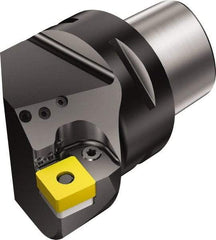 Sandvik Coromant - Right Hand Cut, Size C8, SNMG 19 06 12 & SNMG 643 Insert Compatiblity, External Modular Turning & Profiling Cutting Unit Head - 45mm Ctr to Cutting Edge, 80mm Head Length, Through Coolant, Series T-Max P - Benchmark Tooling