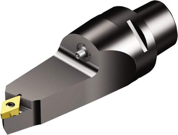 Sandvik Coromant - Left Hand Cut, Size C6, TR-DC1308 Insert Compatiblity, Modular Turning & Profiling Cutting Unit Head - 130mm Head Length, Through Coolant, Series CoroTurn TR - Benchmark Tooling