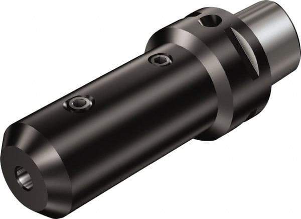 Sandvik Coromant - C8;20 System Size, Modular Tool Holding System Adapter - 80mm Projection, 42mm Body Diam, 128mm OAL, Through Coolant - Exact Industrial Supply