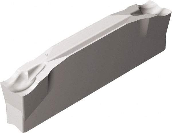 Sandvik Coromant - N123H2 CM Grade 525, 4mm Cutting Width Cermet Cutoff Insert - 0.2mm Corner Radius, Uncoated - Benchmark Tooling