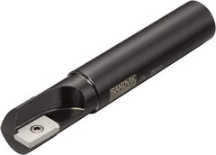 Sandvik Coromant - 2 Inserts, 32mm Cut Diam, 32mm Arbor Diam, 15mm Max Depth of Cut, Indexable Square-Shoulder Face Mill - 130mm High, R216.2-07T3 Insert Compatibility, Series U-Max - Benchmark Tooling