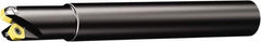 Sandvik Coromant - 0.6732" Cut Diam, 1-1/4" Arbor Hole, 0.0787" Max Depth of Cut, 19° Indexable Chamfer & Angle Face Mill - 2 Inserts, 419R-1405 Insert, Right Hand Cut, Through Coolant, Series CoroMill 419 - Benchmark Tooling