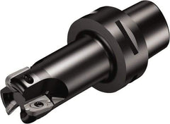 Sandvik Coromant - 7 Inserts, 66mm Cut Diam, 63mm Arbor Diam, 12mm Max Depth of Cut, Indexable Square-Shoulder Face Mill - 90° Lead Angle, 75mm High, R790-1604.. Insert Compatibility, Through Coolant, Series CoroMill 790 - Benchmark Tooling