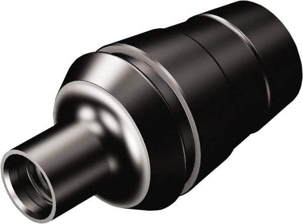 Sandvik Coromant - ER16 Taper Shank 9.6mm Hole End Mill Holder/Adapter - 9.6mm Nose Diam, 8mm Projection, Through-Spindle Coolant - Exact Industrial Supply