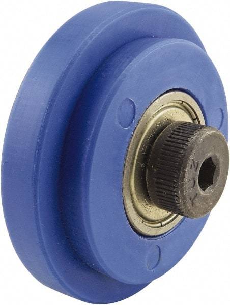 80/20 Inc. - Open Shelving Roller Wheels - Nylon, Use with 40 Series - Benchmark Tooling