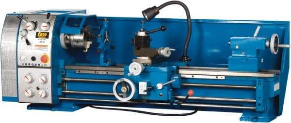 Enco - 13" Swing, 40" Between Centers, 220 Volt, Single Phase Bench Lathe - 5MT Taper, 1-1/2 hp, 65 to 1,810 RPM, 1-1/2" Bore Diam, 750mm Deep x 580mm High x 1,676mm Long - Benchmark Tooling