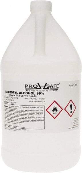 PRO-SAFE - 1 Gallon Isopropyl Alcohol Liquid - Comes in Bottle, 99% Isopropyl Alcohol - Benchmark Tooling